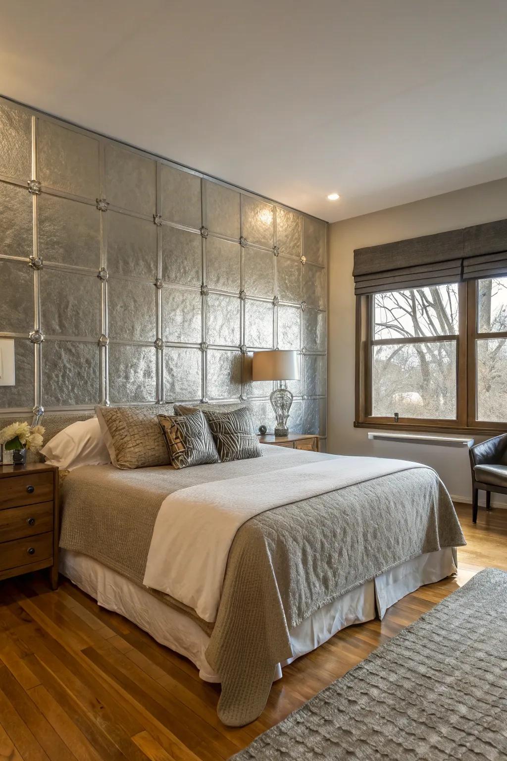 Reflective features add luxuriousness and shine.