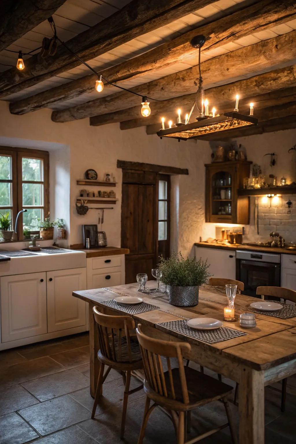 Capture the heart of rural living through farmhouse lighting.