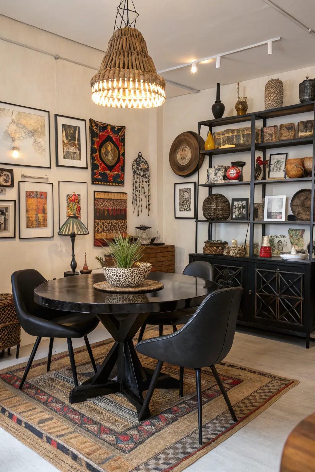 Unique furniture adds character.