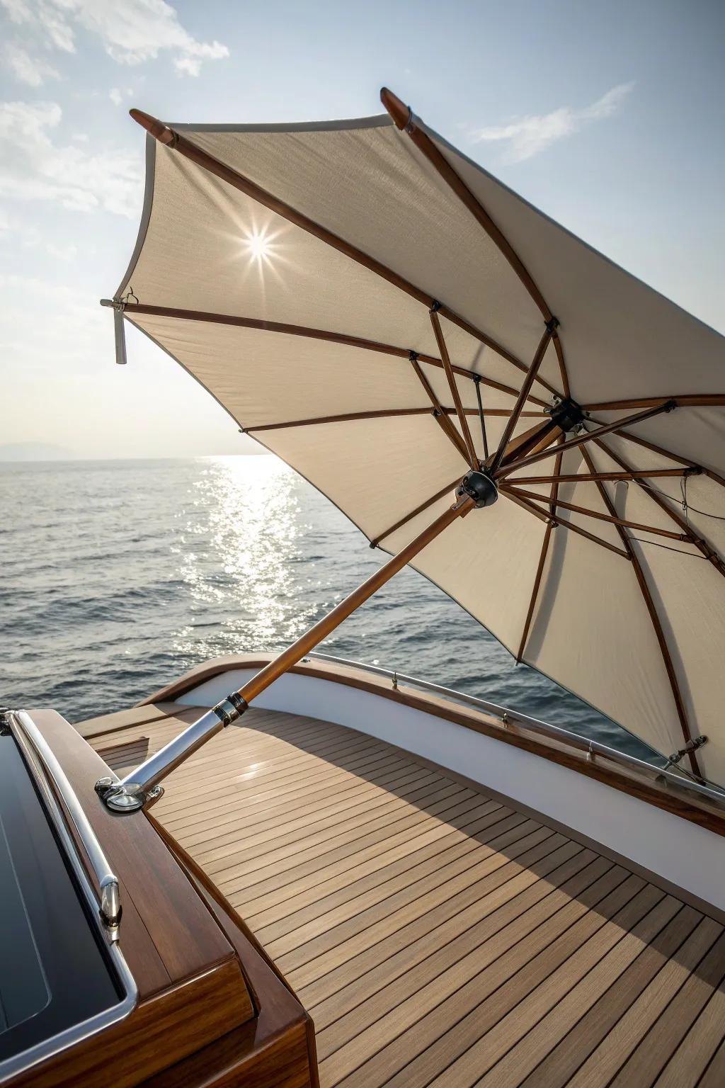 Cool versatility: A convertible sun shade for your adventures.