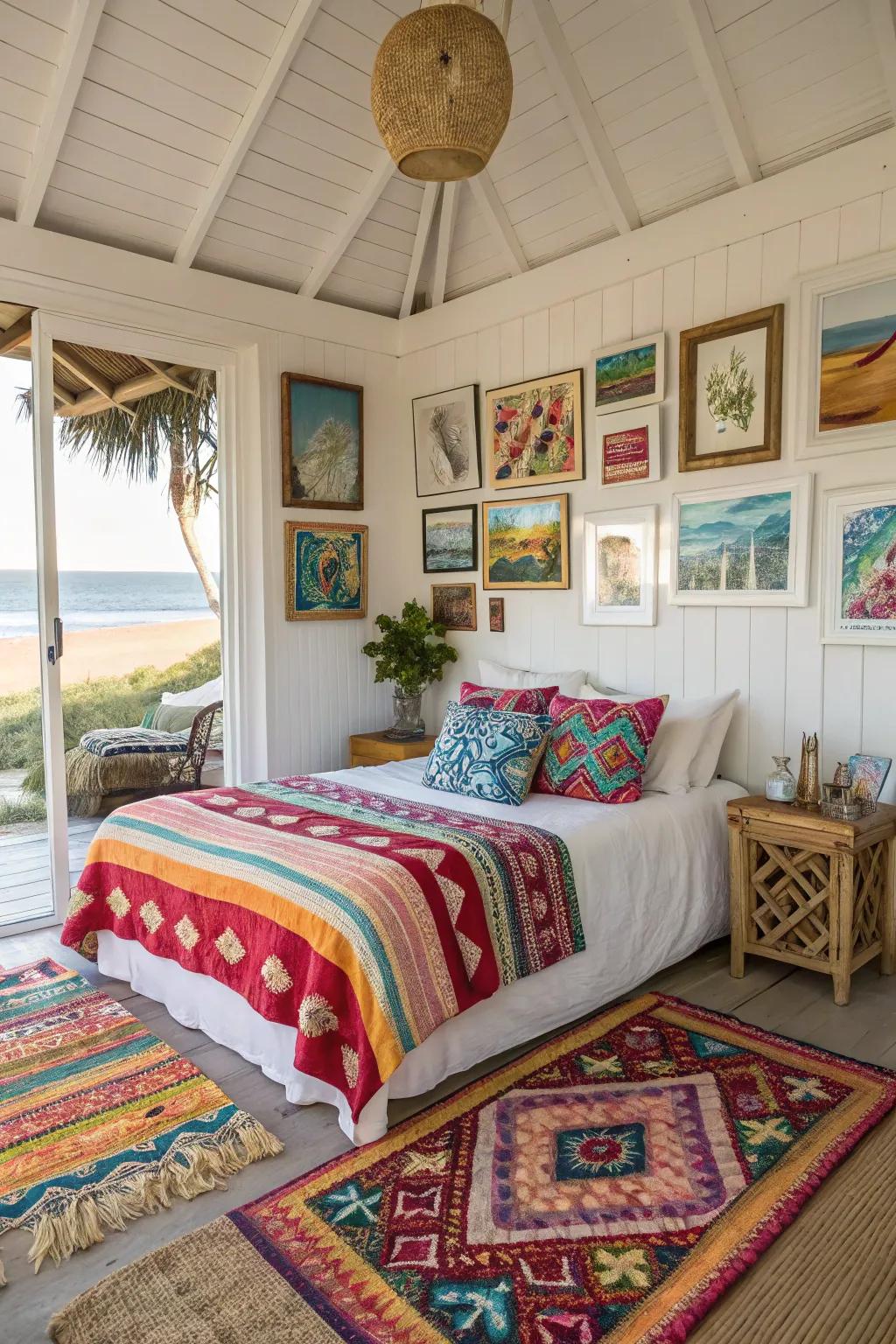 Your room is made more vibrant and individualized by diverse art.