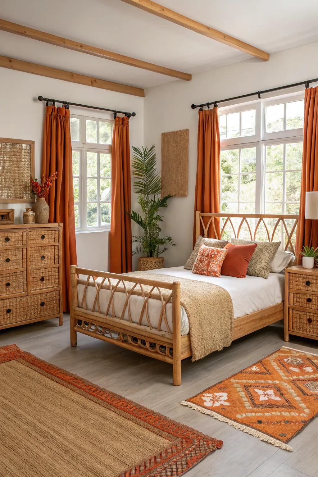 Sustainable materials improving the natural vibe.