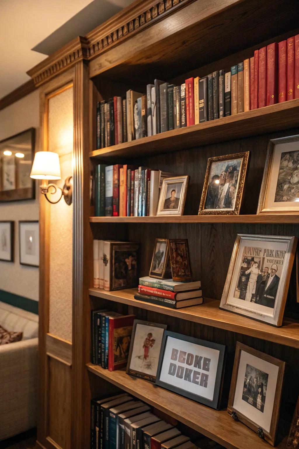 Private moments enriching the allure of your bookshelf&rsquo;s character.