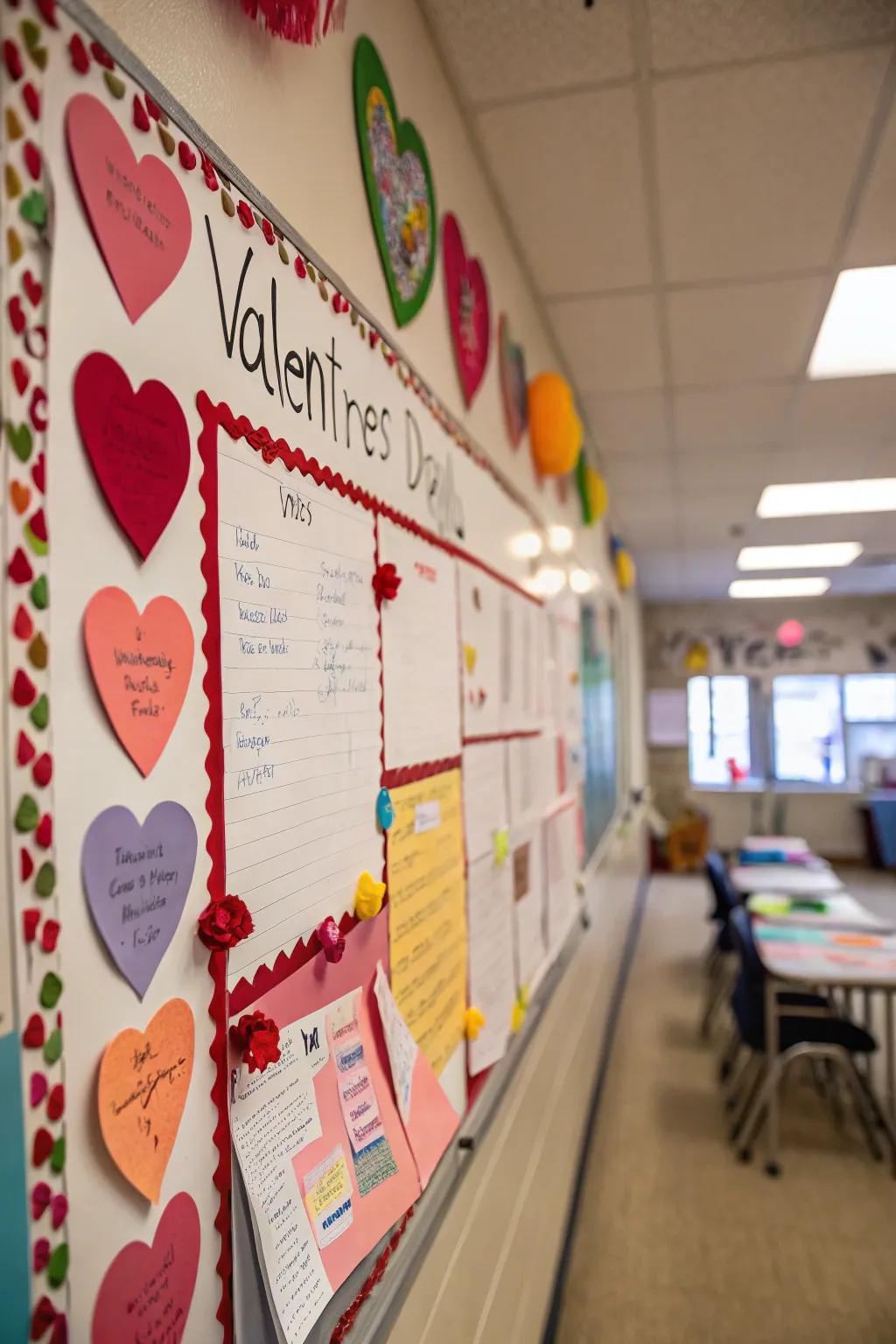 A division for Valentine's Day aspirations on the message board.