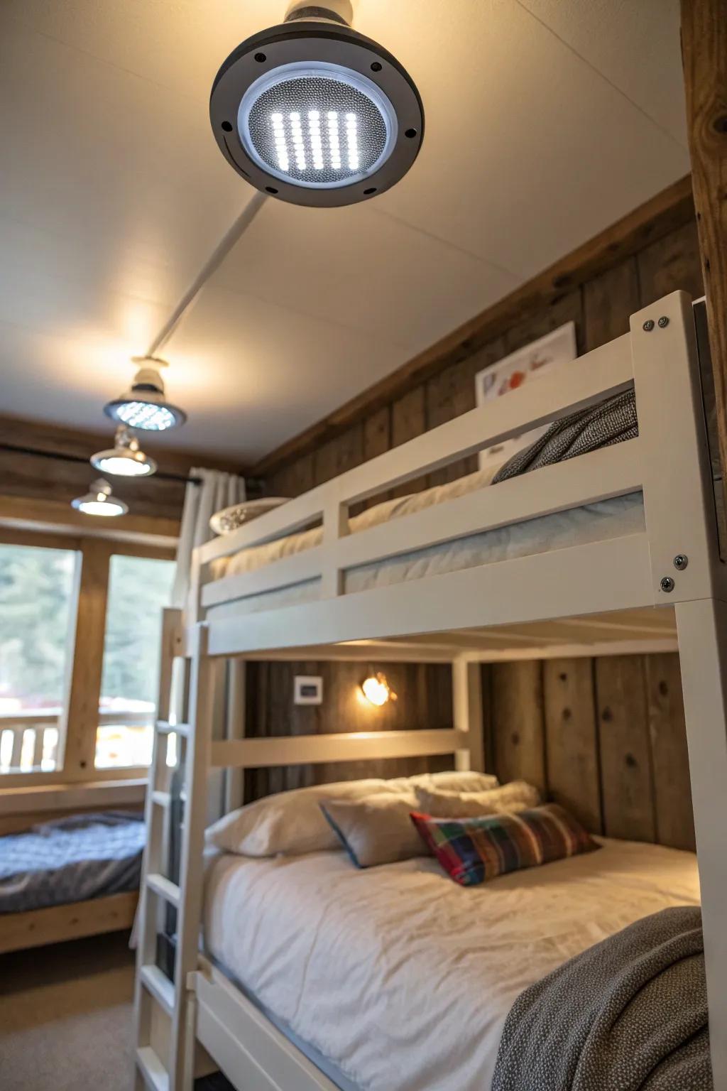 Remote-operated lights offer the ultimate convenience.