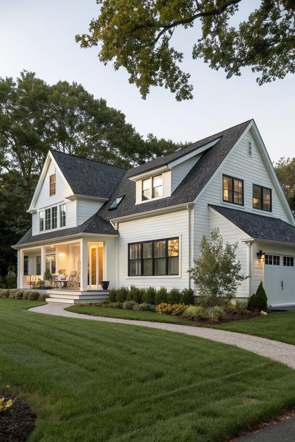A fresh roof structure rejuvenates the outside of your residence.