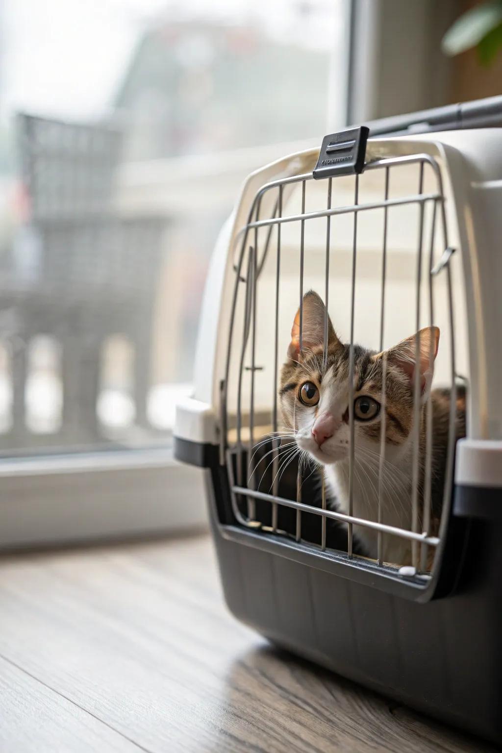 A window allows your cat to safely experience the outdoors.
