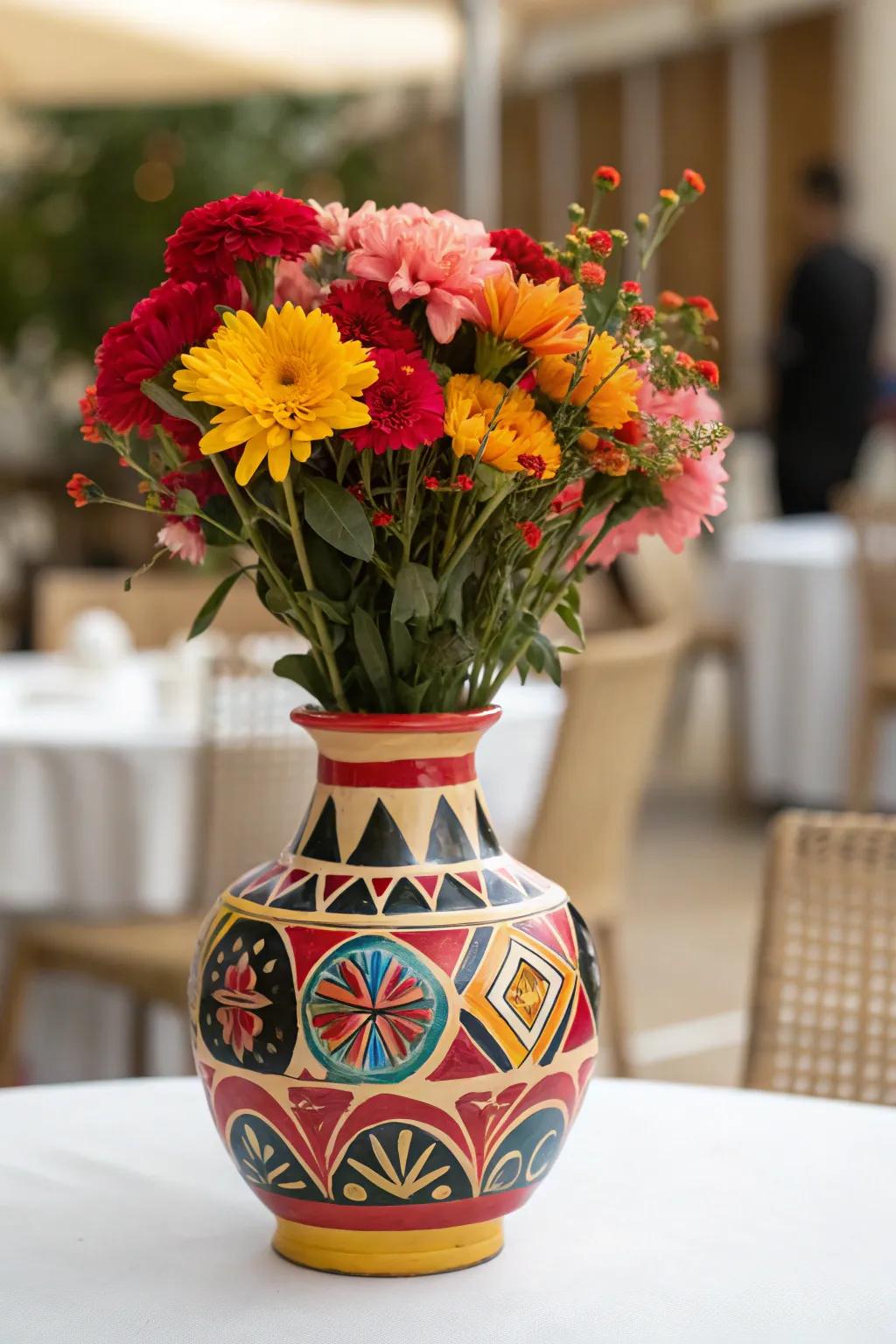 A color burst can revamp your table's charm.