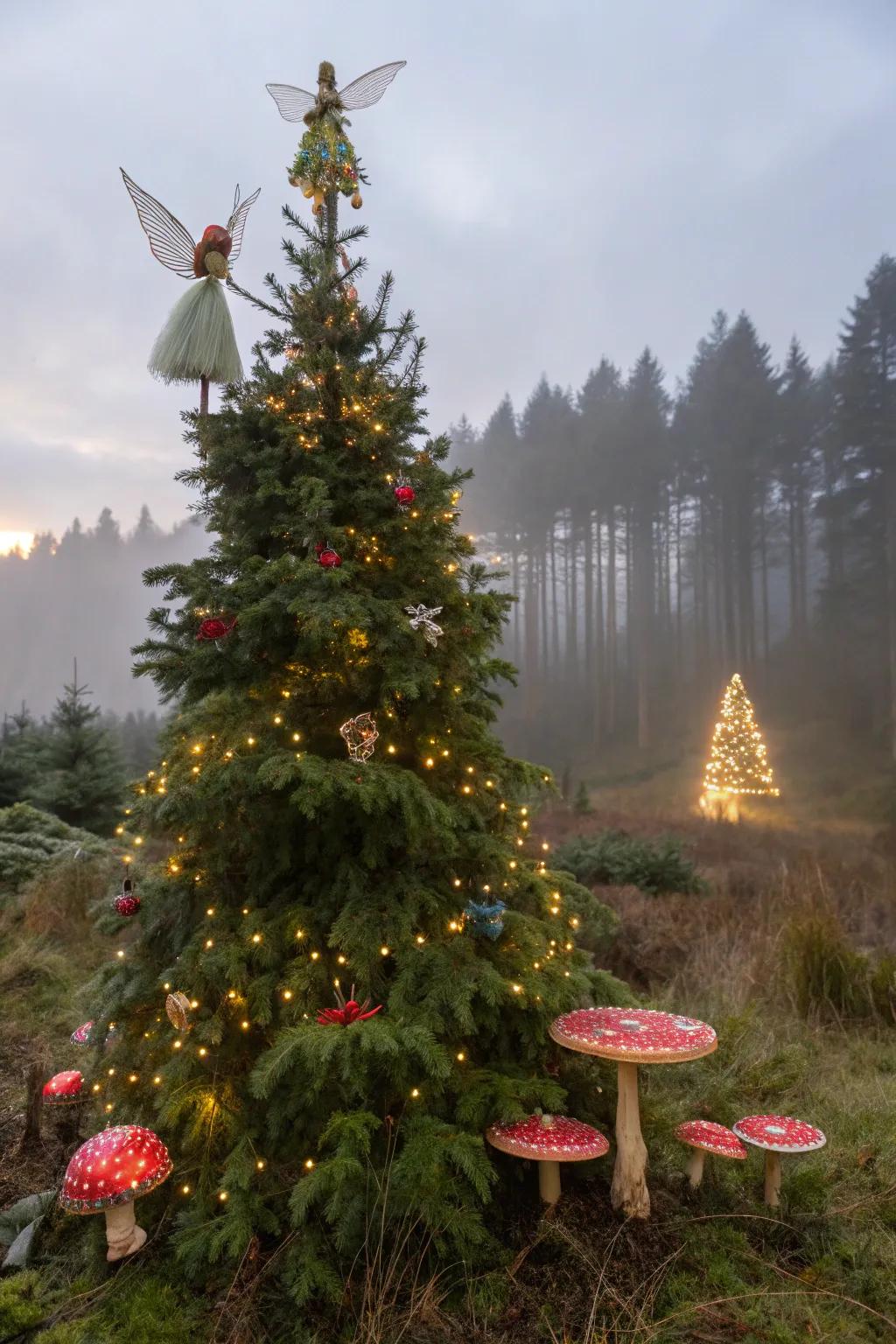 Enchant your space with an enchanted forest theme.