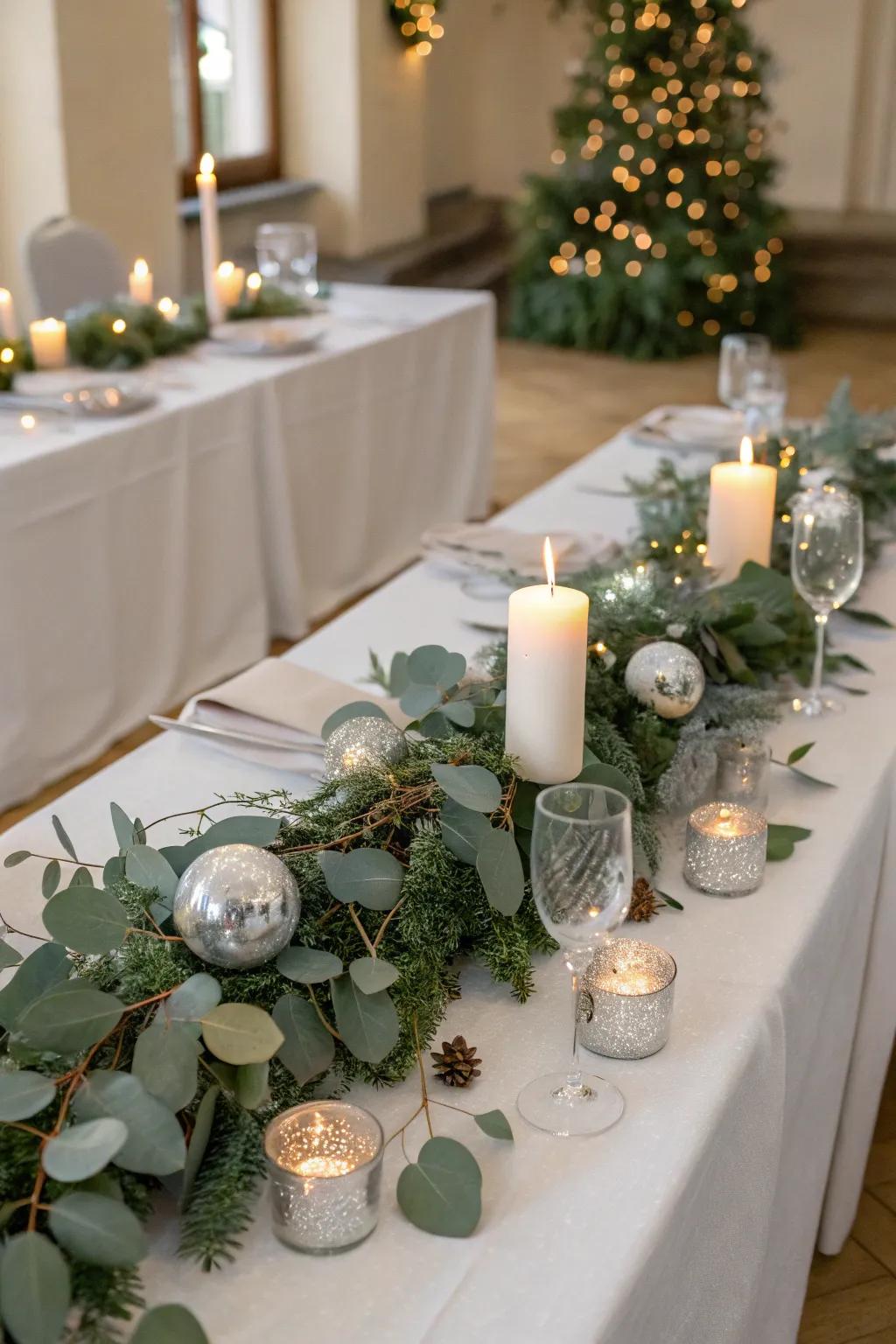 Eucalyptus adds fresh refinement to the table.