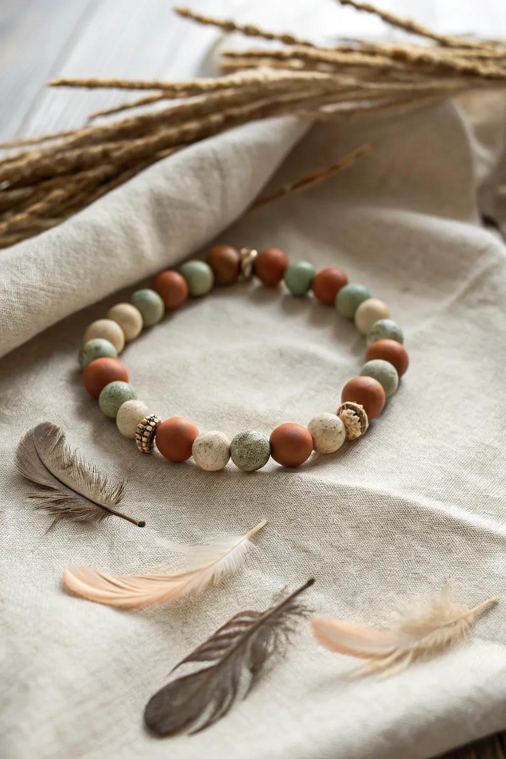 Embrace your bohemian spirit with earthy shades and crafted beauty. #BohoChic
