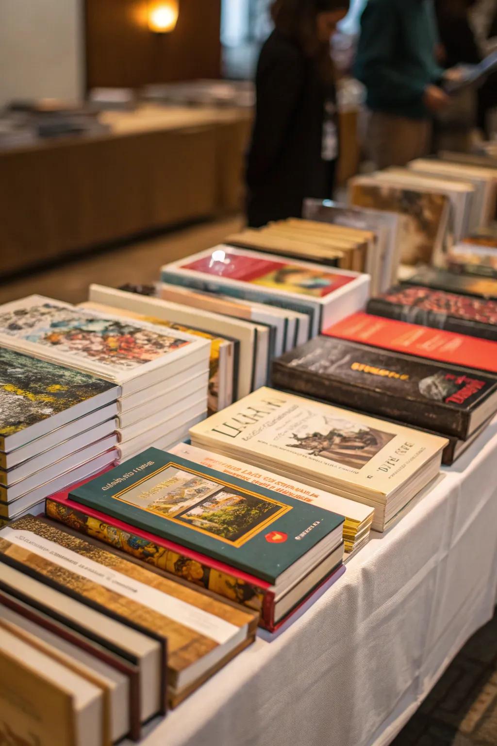 A themed collection of volumes tells a narrative through your decor.