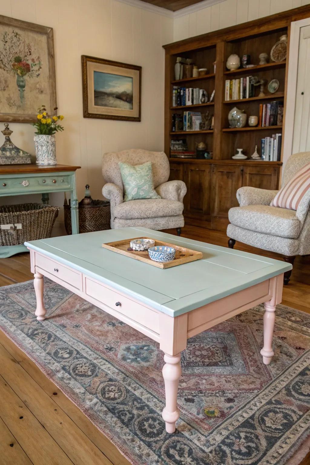 Chalk finish offers a charming, classic-inspired result.