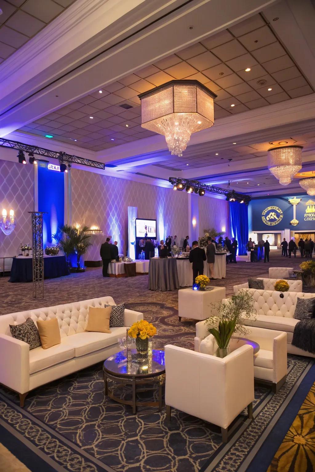 Use a signature color scheme to create a unified look