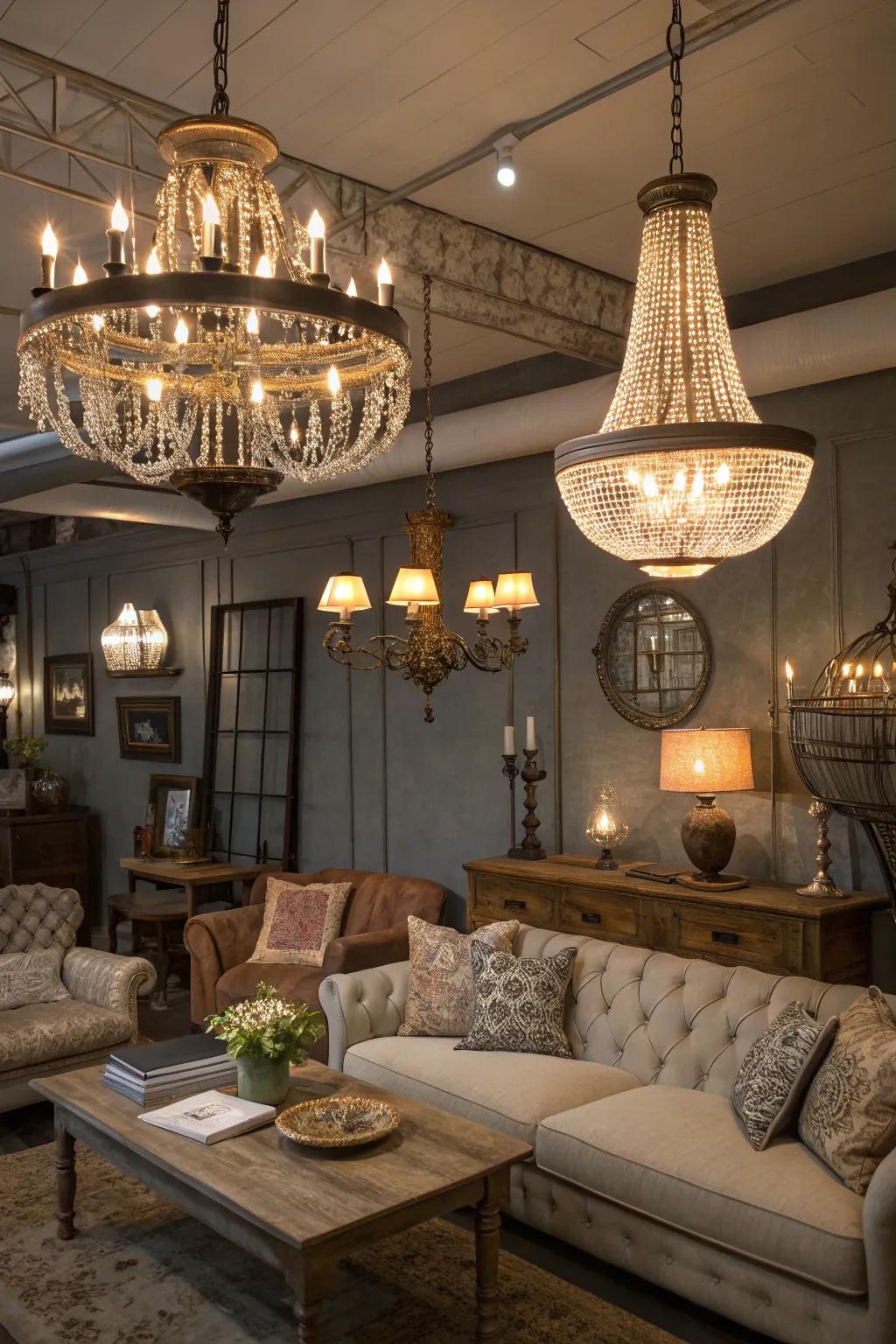 Blending illumination mounts introduces a unique snug vibe to any space.