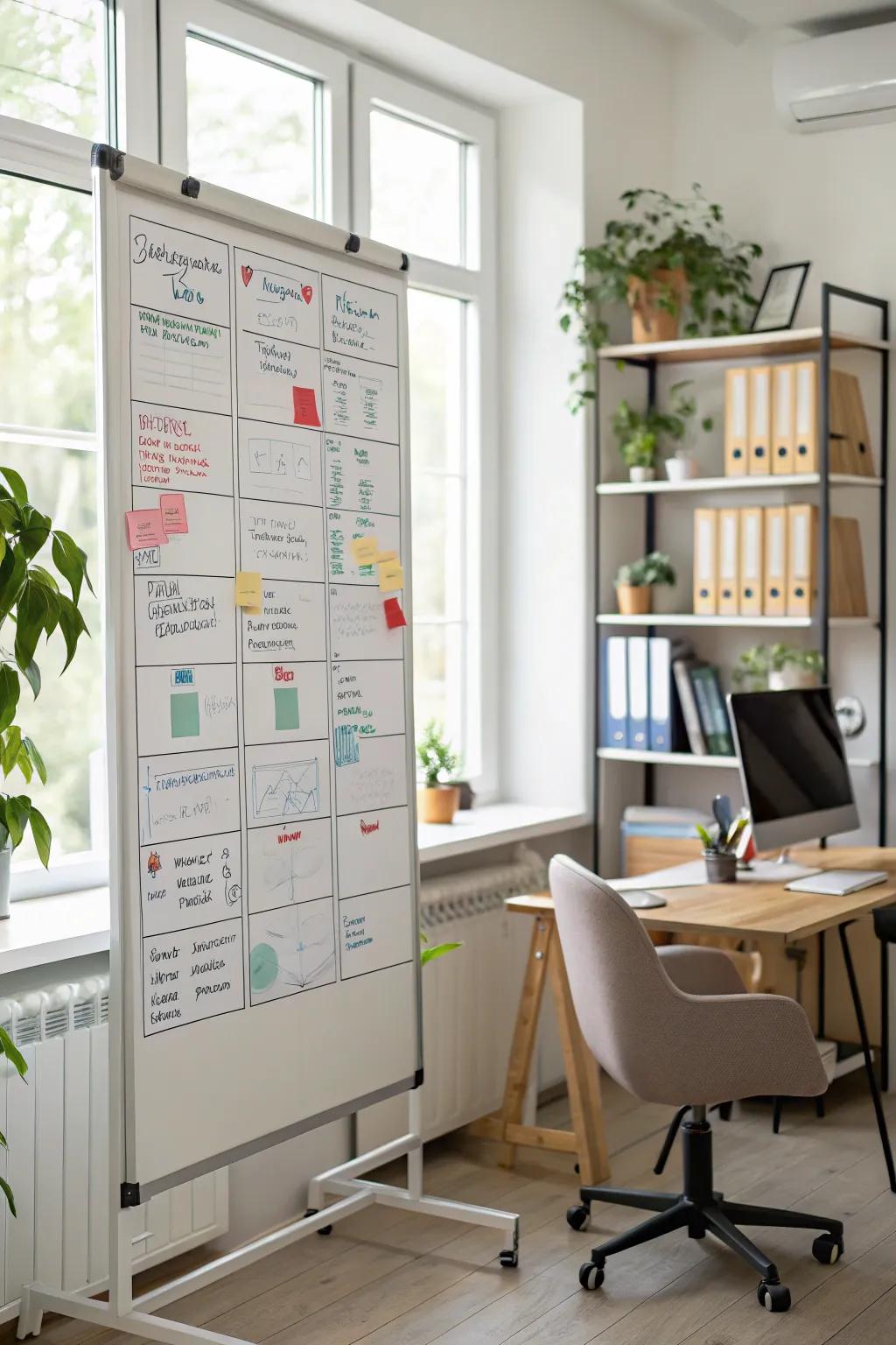 Remain efficient through a visual duty tracker.