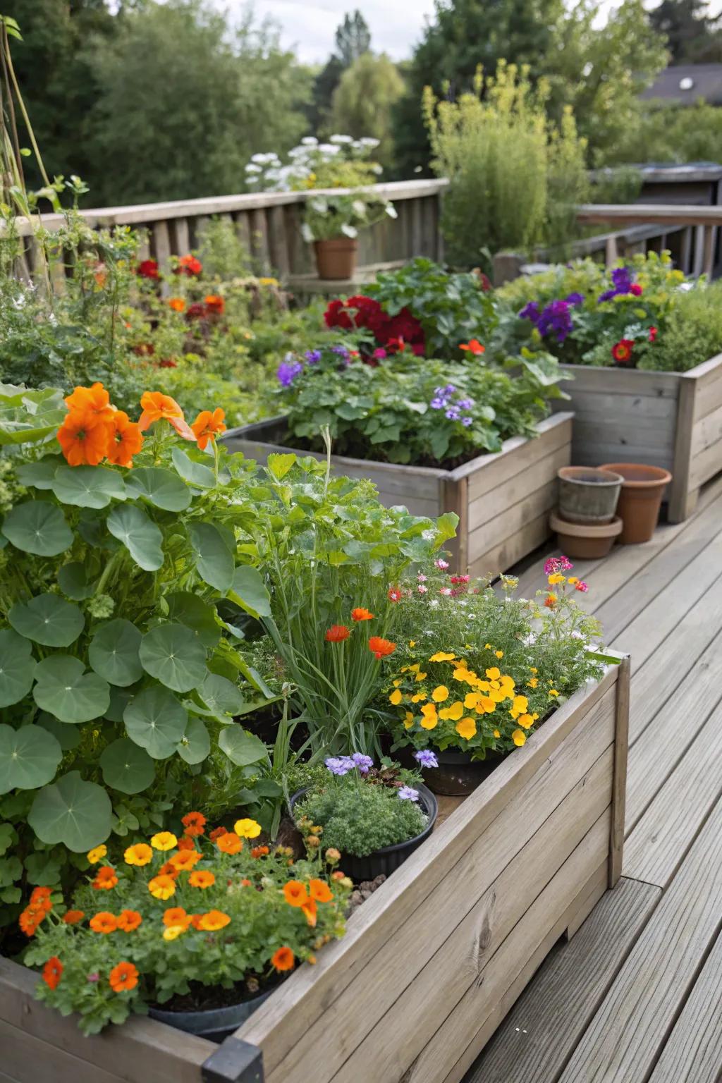 Brighten your garden with consumable blooms.