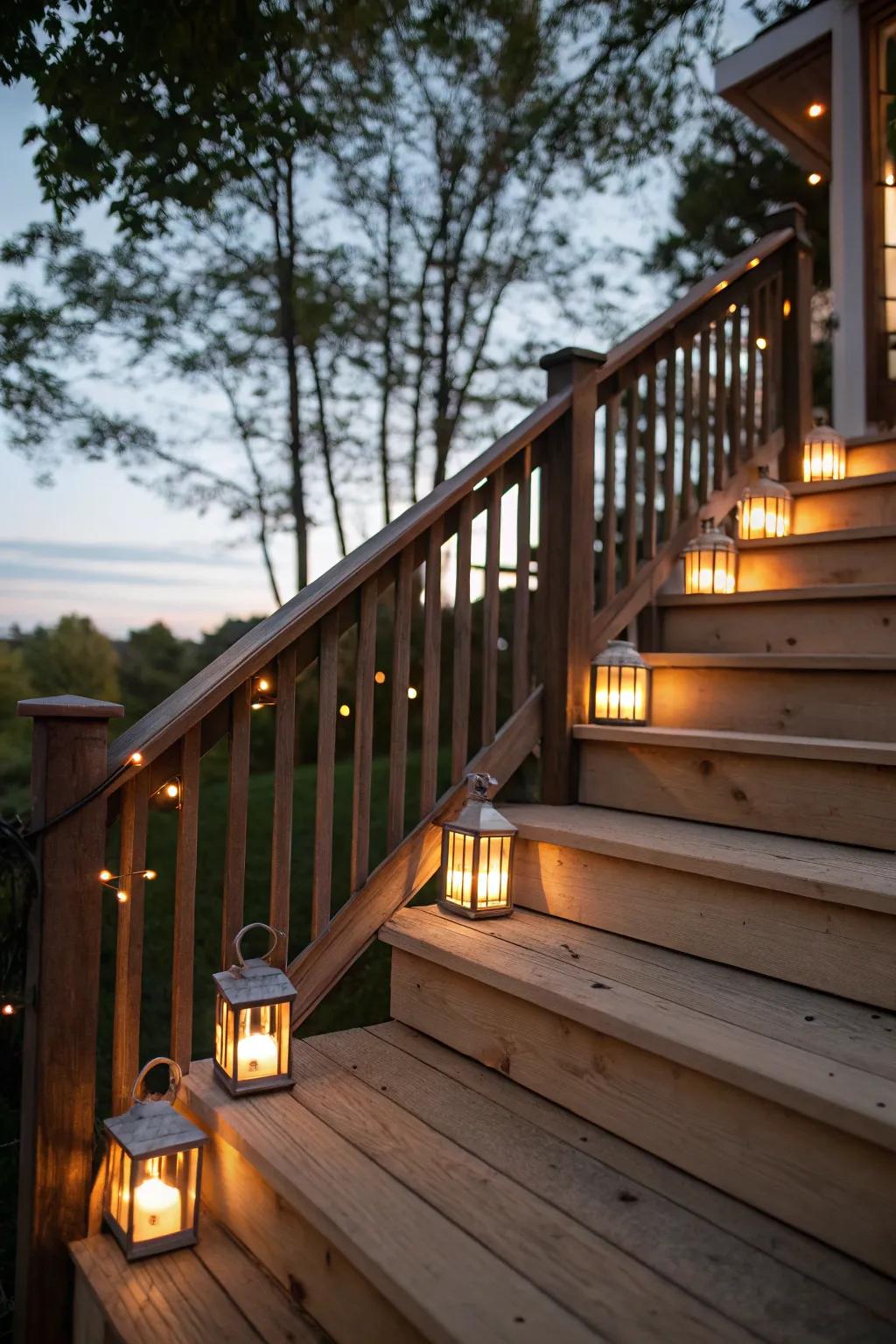 Retro lanterns for a nostalgic charm