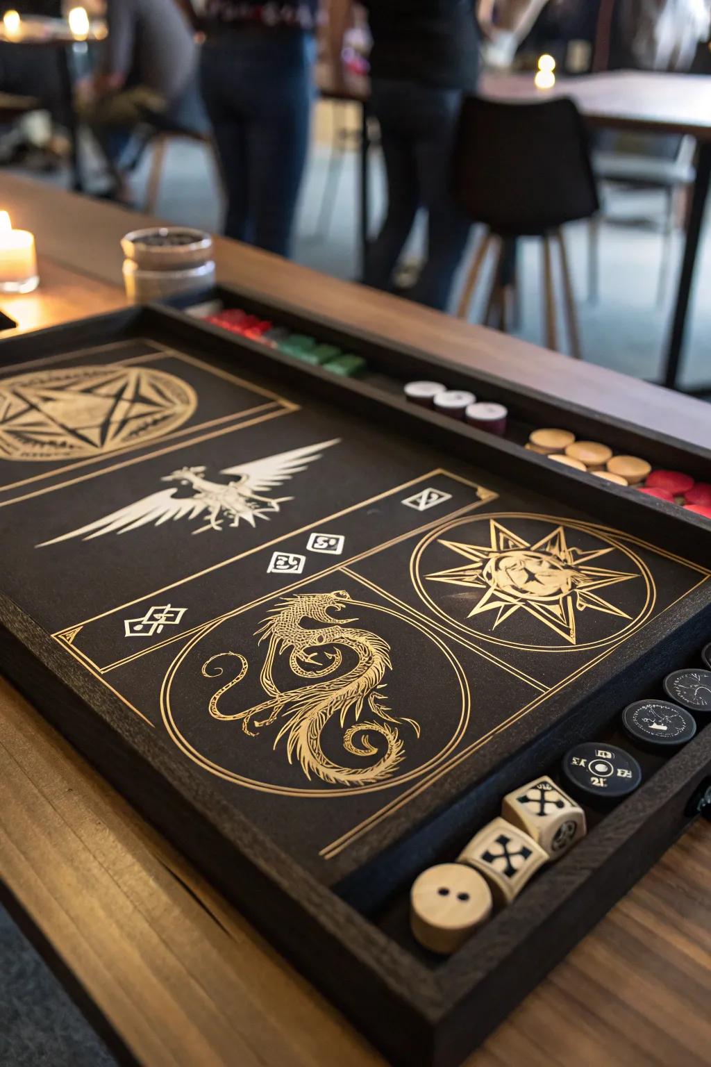 Custom inlays show off your personal style and theme.