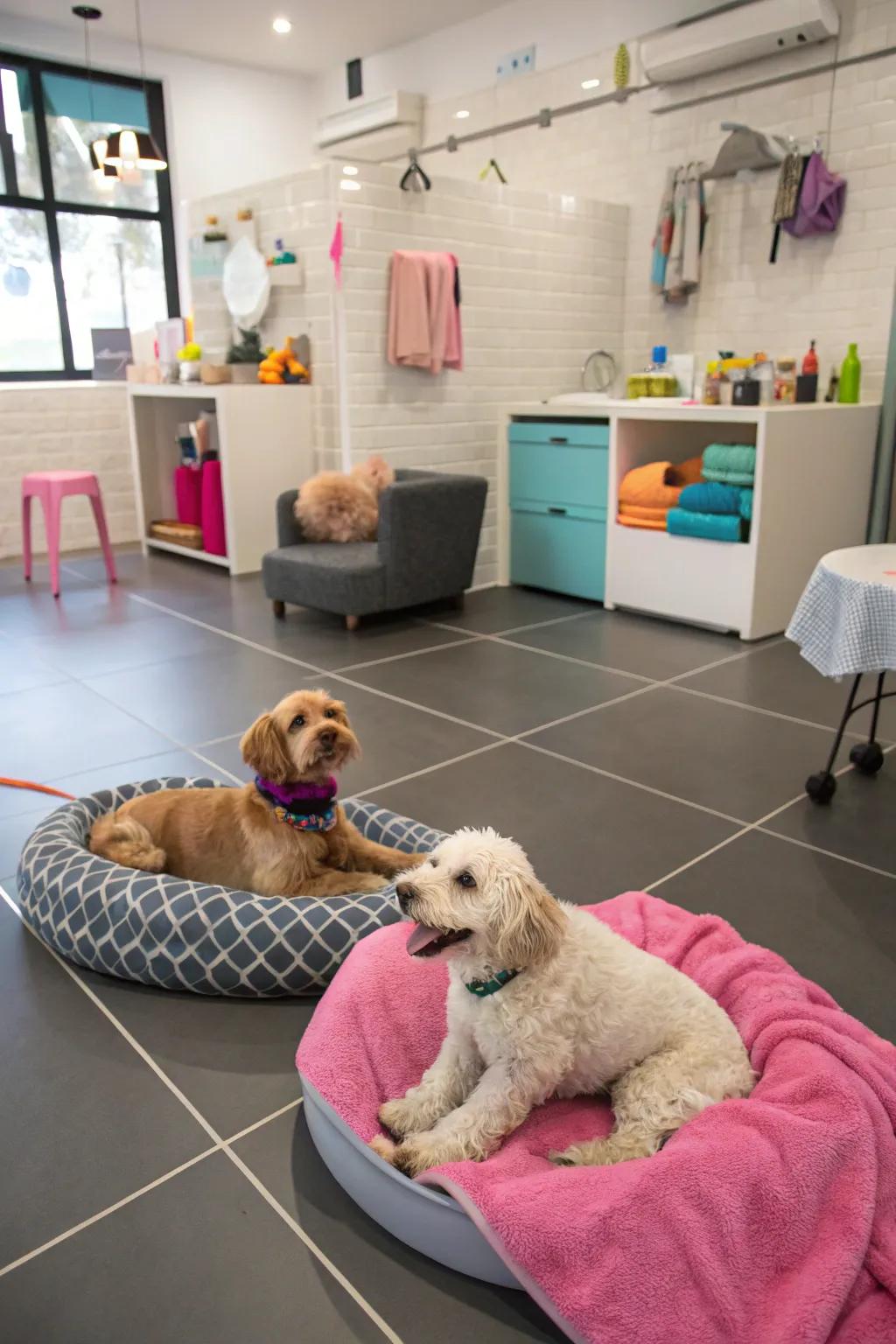 Invigorating textures for a stimulating salon experience.