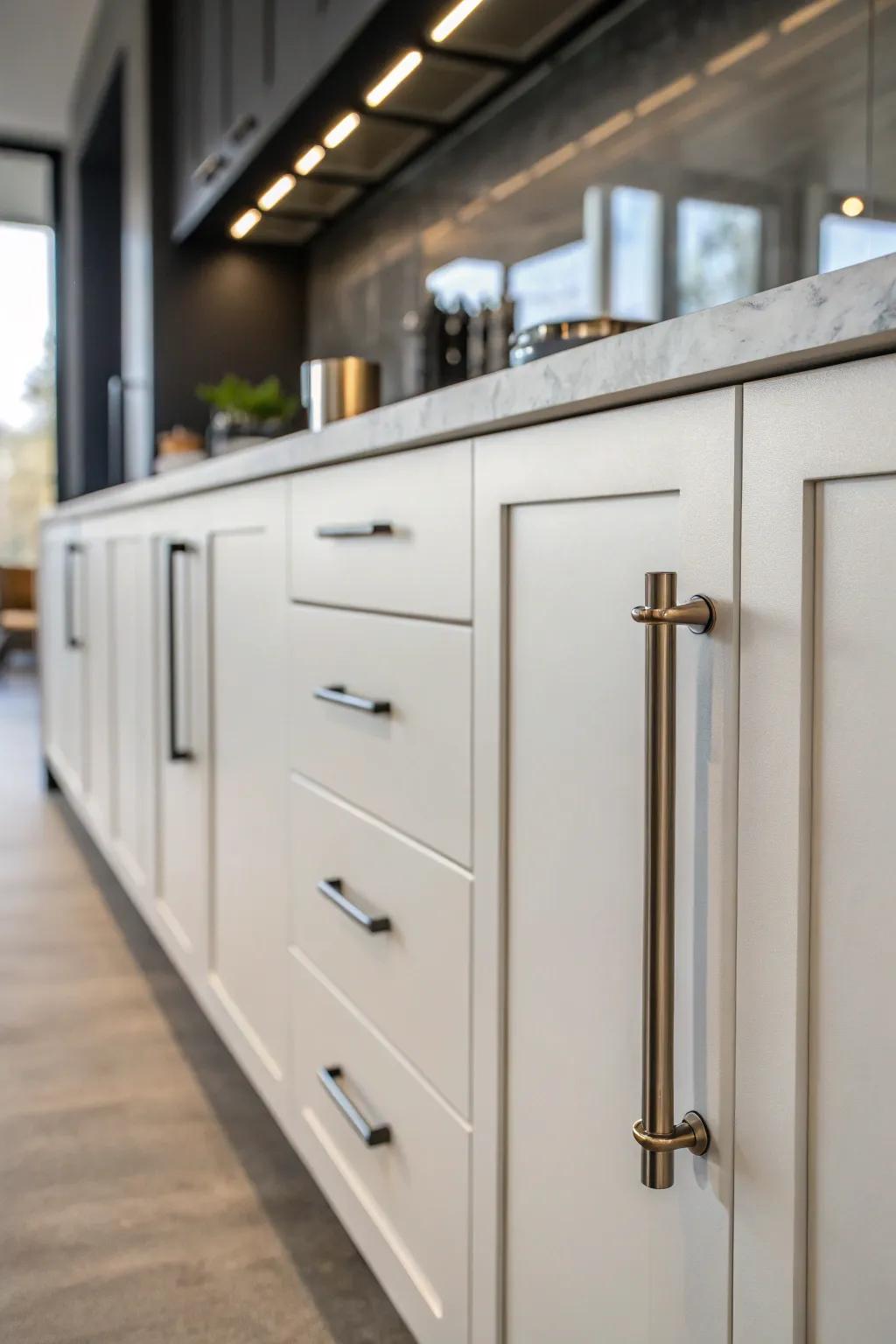 Minimalist bar rods offer simplicity and sophistication.