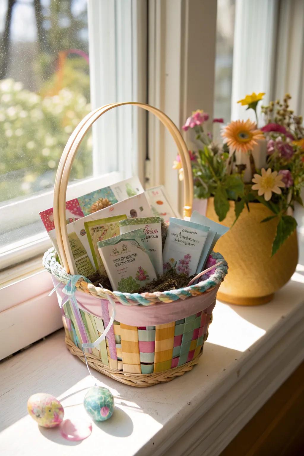 A gardener&rsquo;s dream basket to welcome spring blooms.