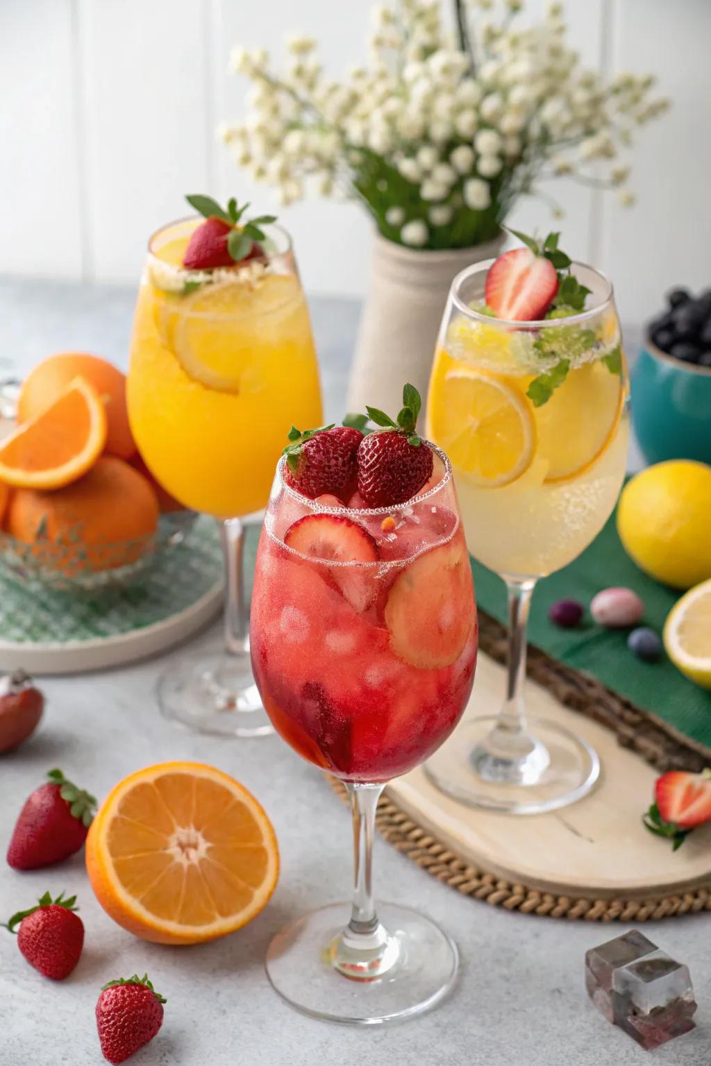Vibrant and revitalizing non-alcoholic concoctions ideal for attendees of all ages.