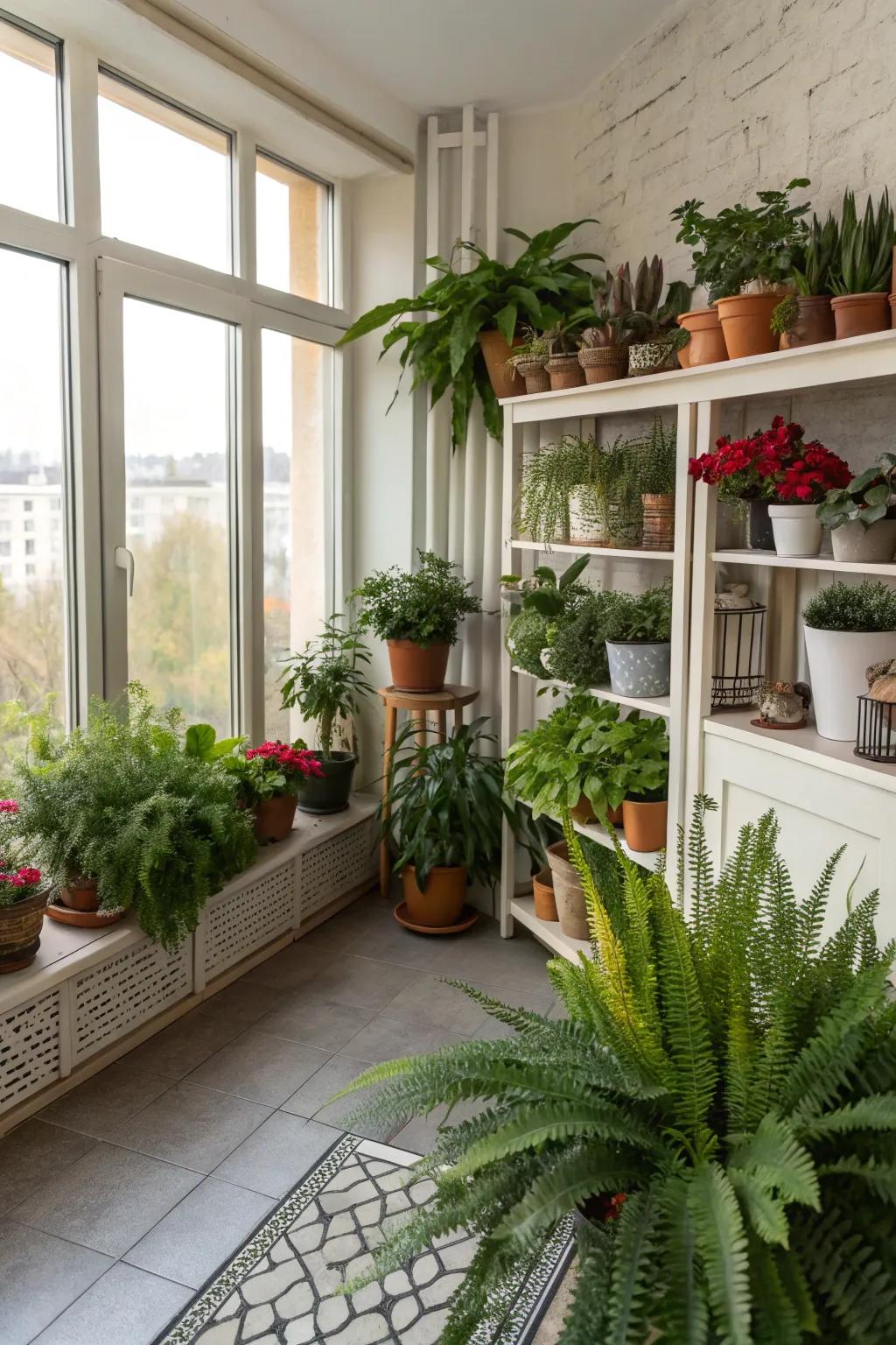 Bring the freshness of nature indoors with plants.