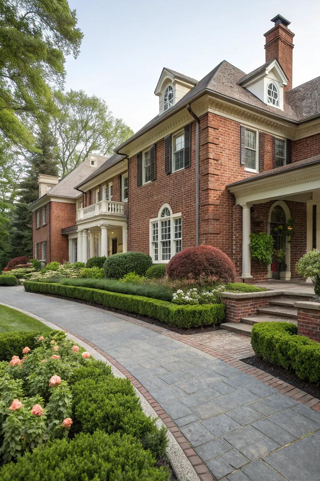 Red brick gets an elegant lift with vanilla