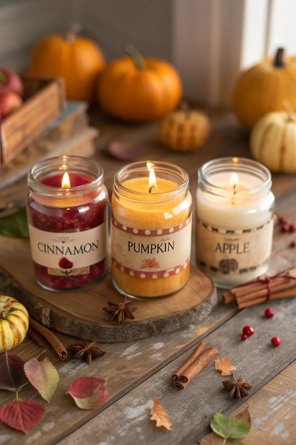 Seasonal wax creation contributes inviting fragrances to your dwelling.