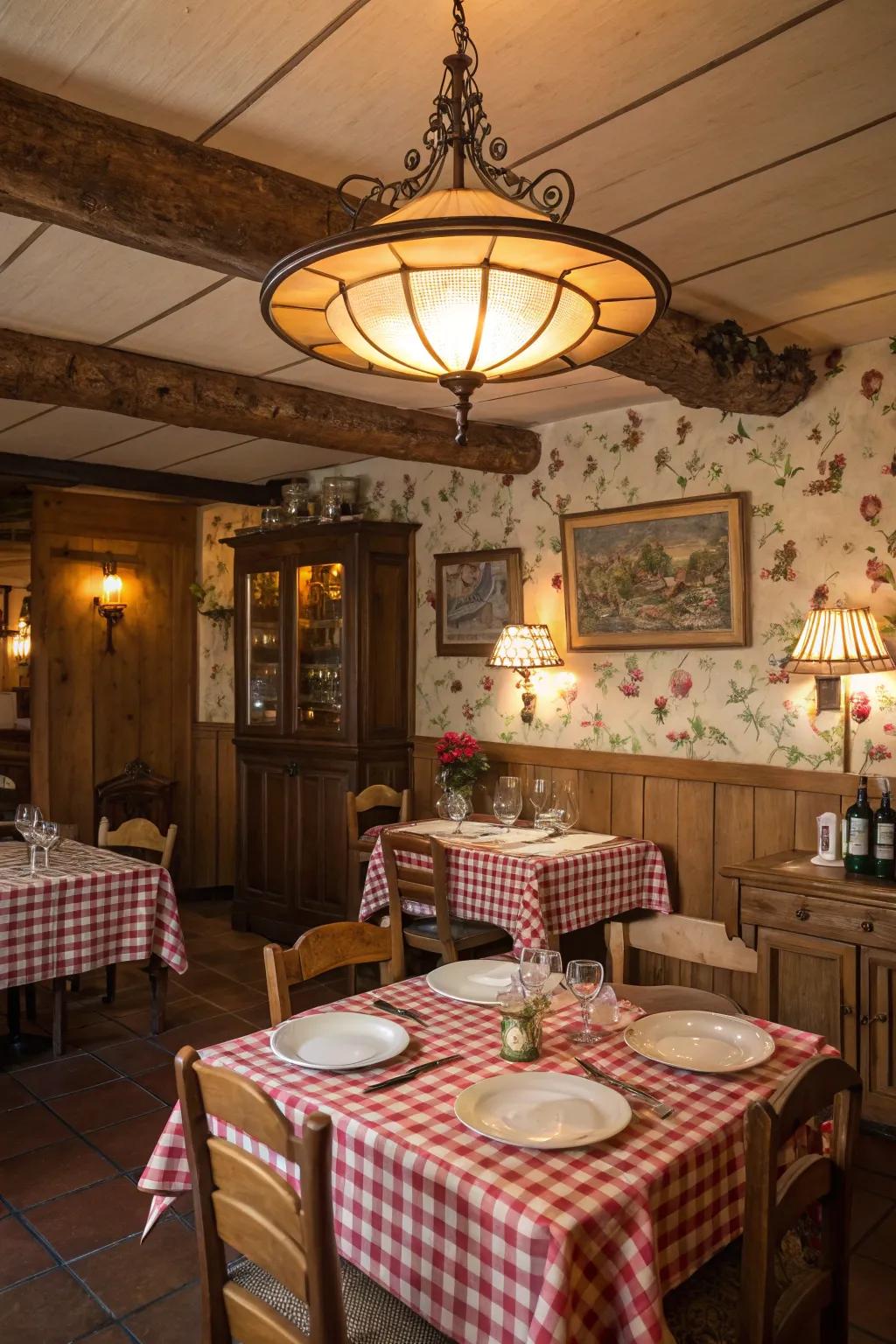 A special light is a stunning main focus.