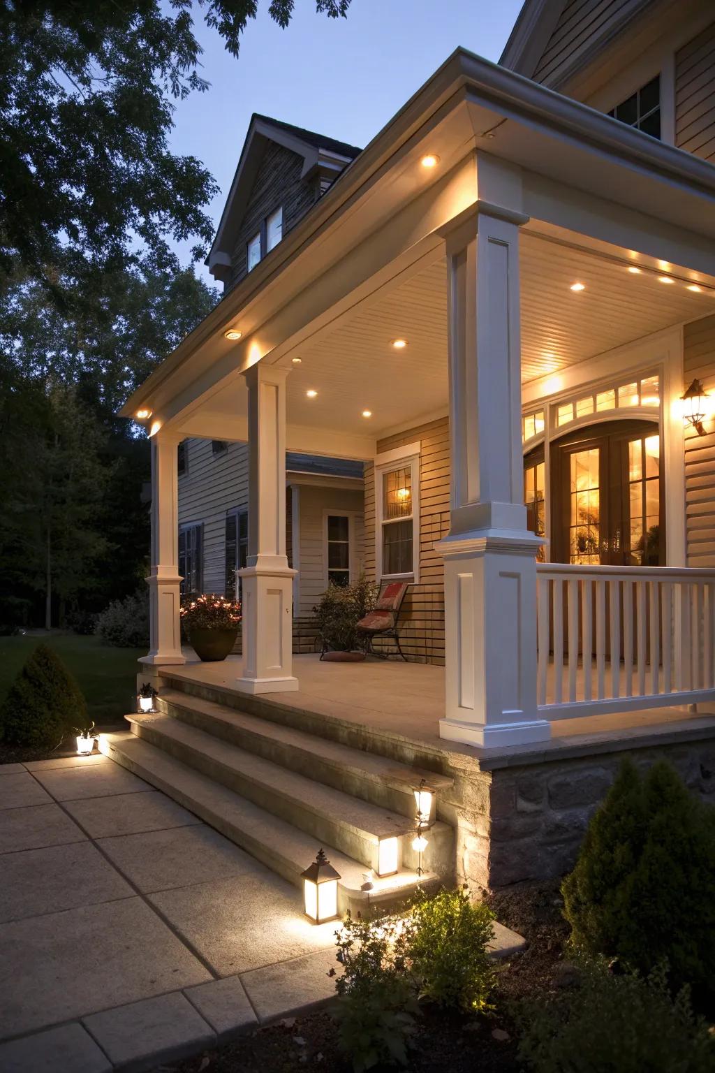 Highlight your architecture with integrated lighting solutions.