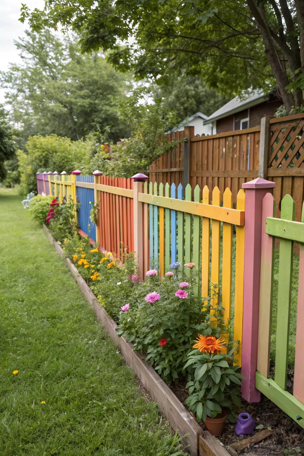 Vibrant, cheerful timber wall decor.