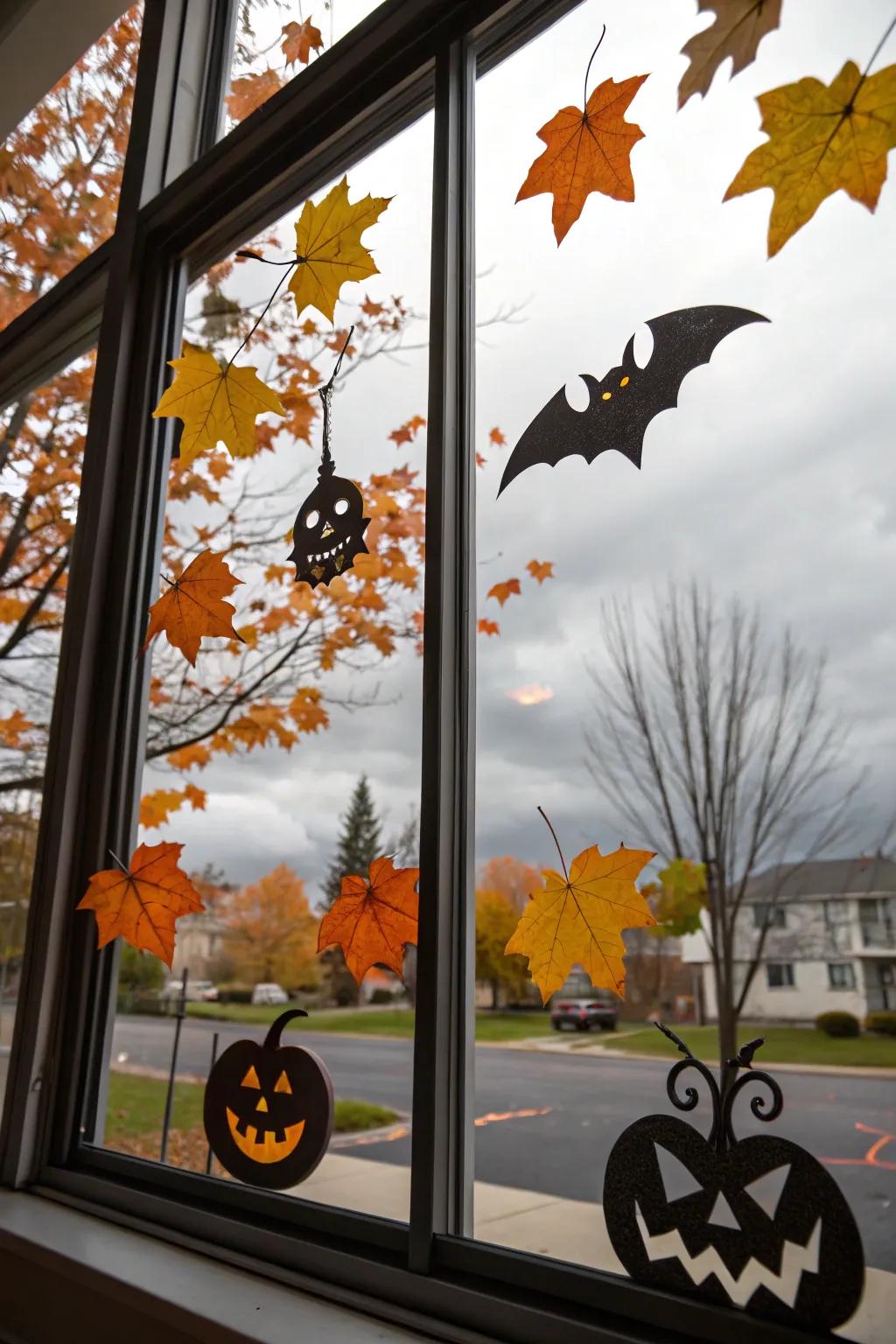 Window stickers infuse a celebratory accent to your residence
