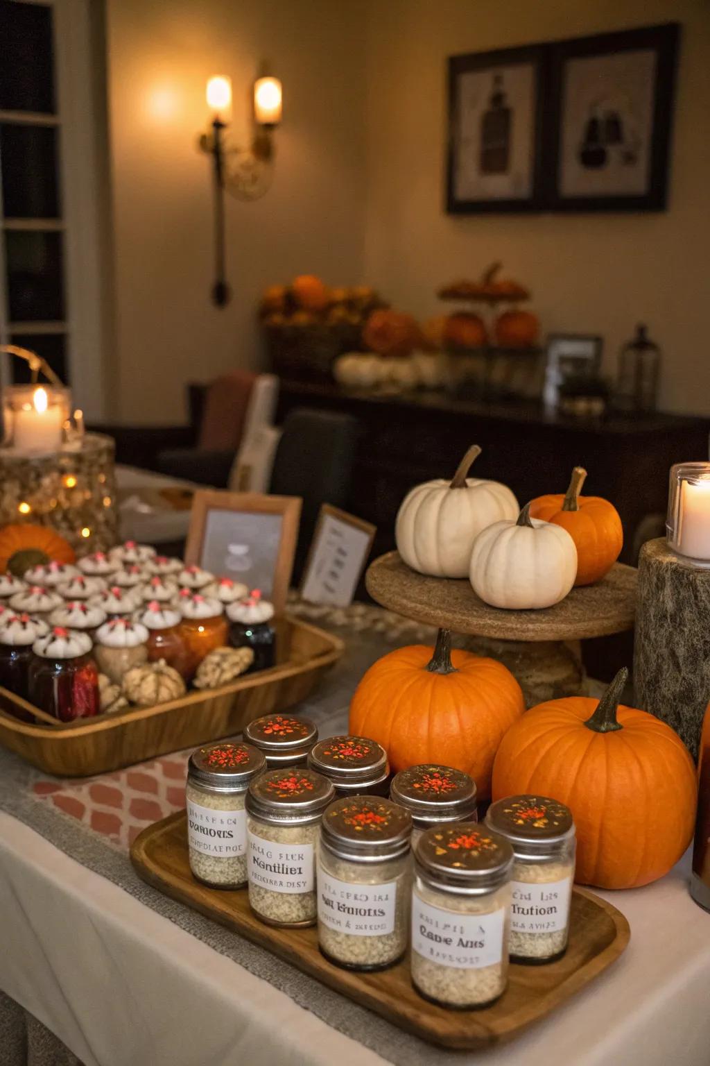 Considerate favors leave friends with a memorable token of the event.