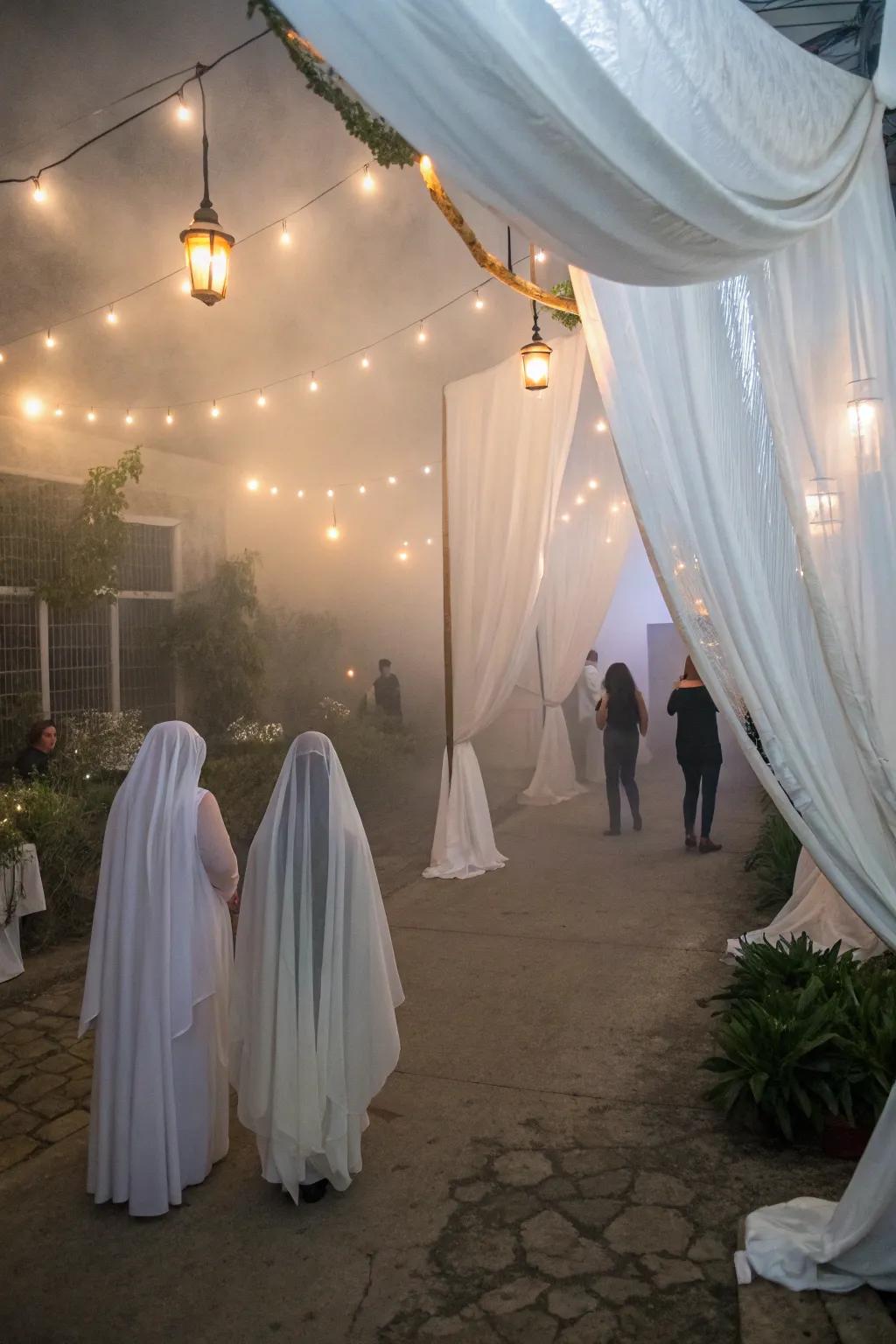 Make a spectral scene with a phantom gala.