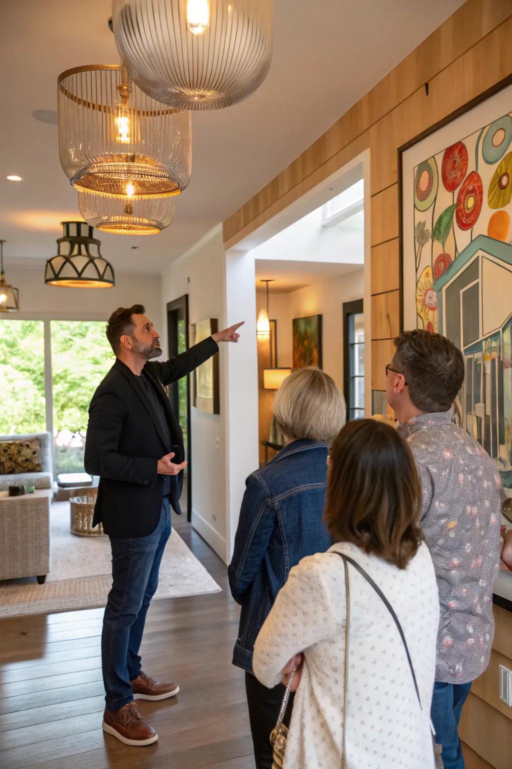 A guided home excursion spotlighting a gorgeously adorned haven