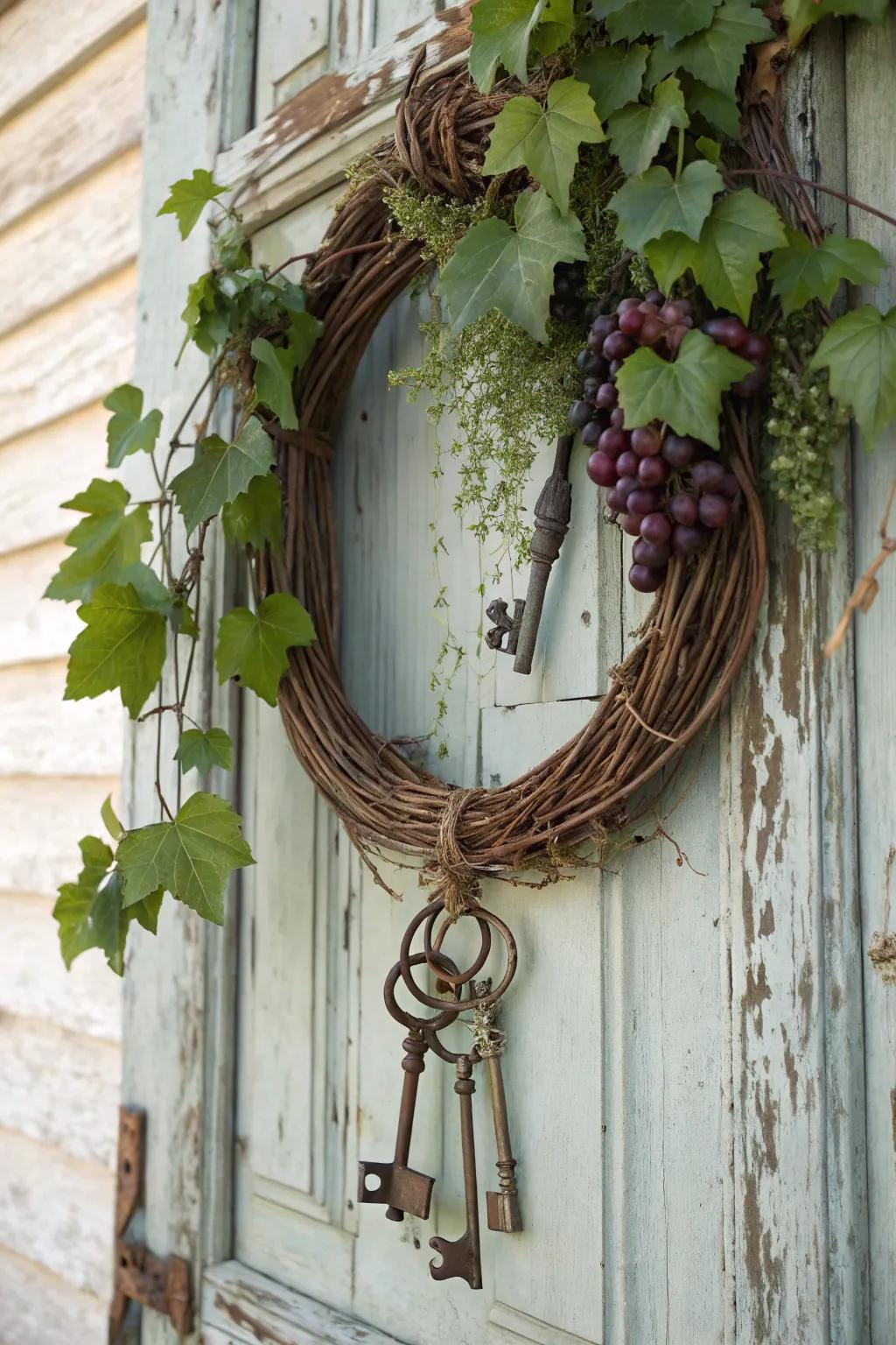 A vintage circlet that recounts a history of epochs bygone.