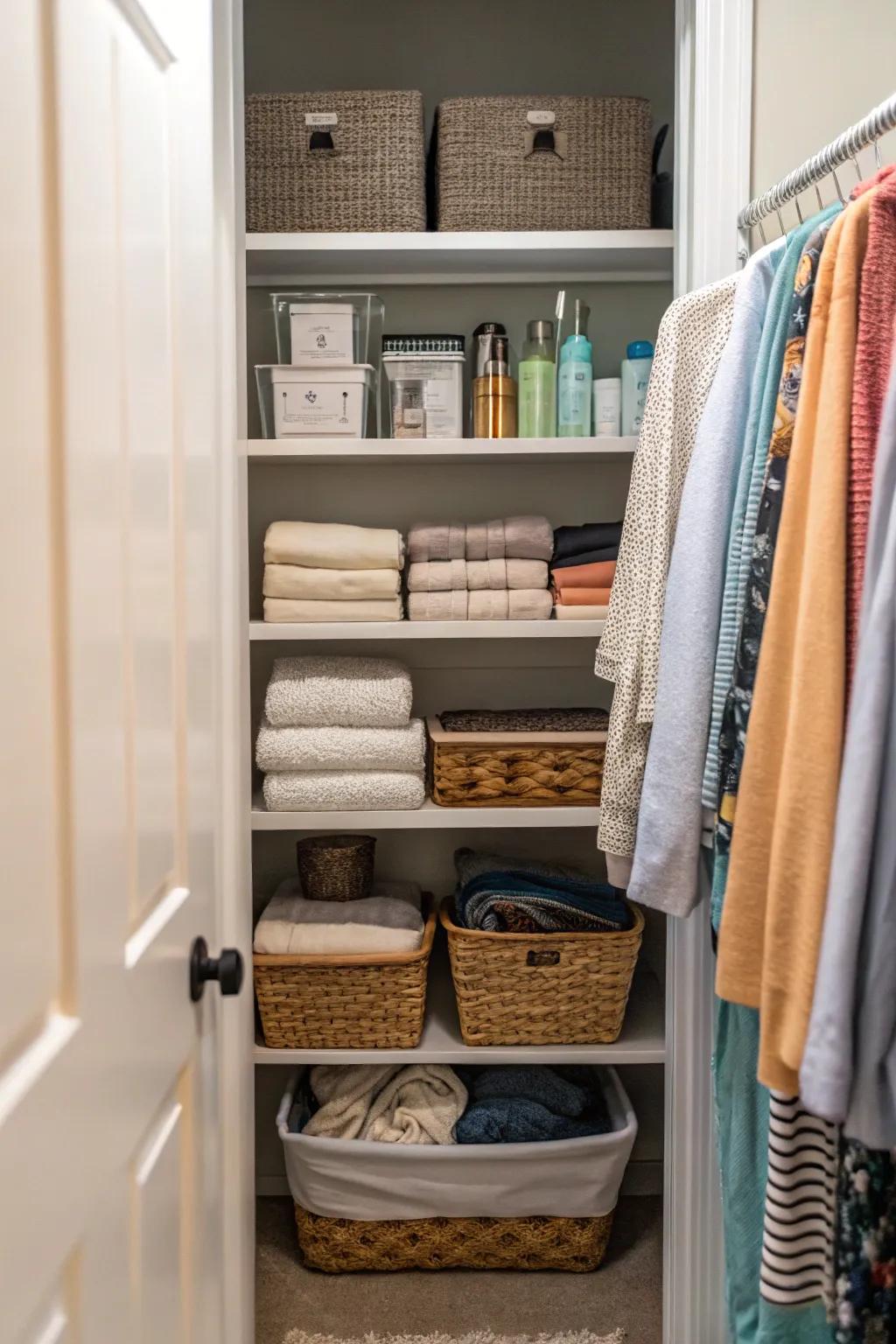 Place items you use most in the front so they're quick and easy to grab.