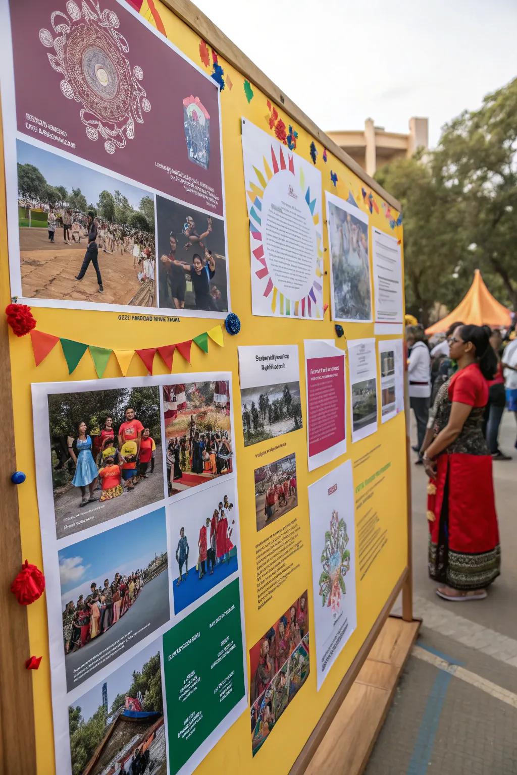 Celebrating cultural diversity through vibrant displays.