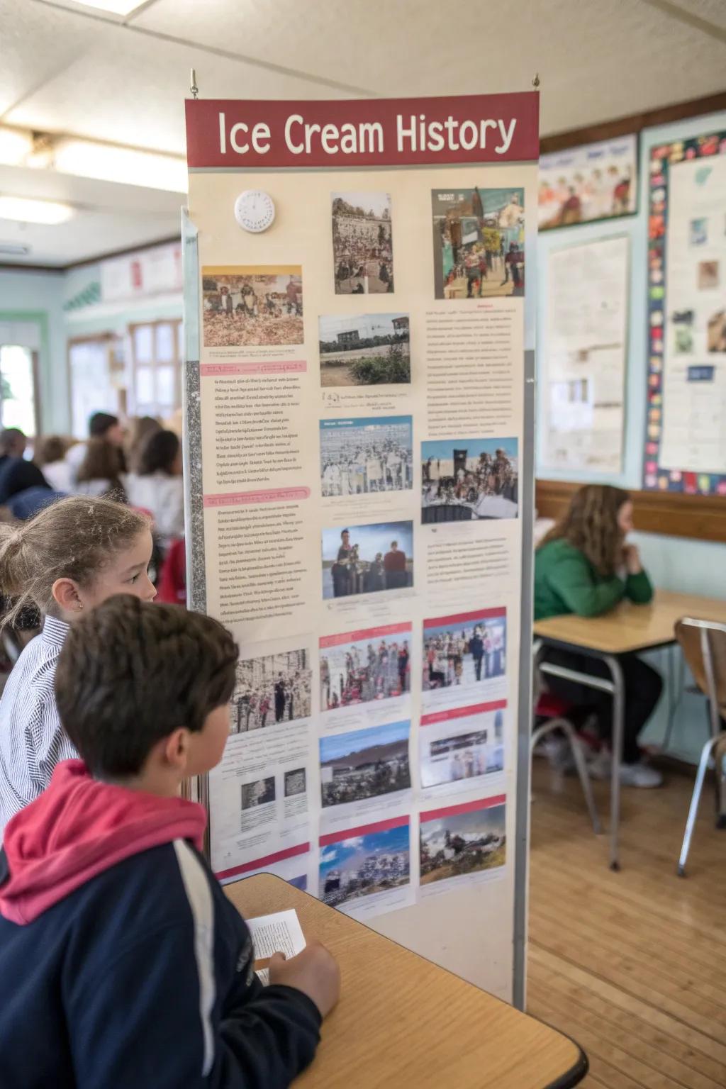 Explore the past with an frozen treat history outline.