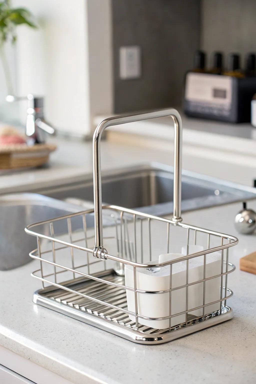 Simplicity and function meet in an open design rack.