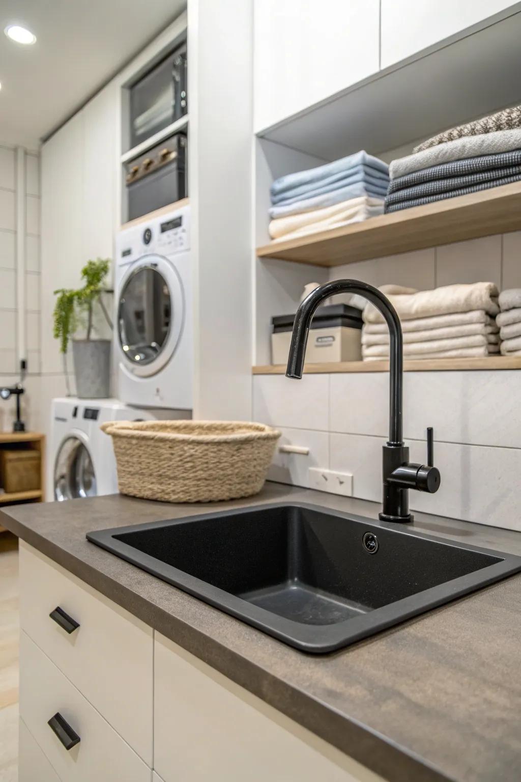 Enhance functionality with a practical sink.
