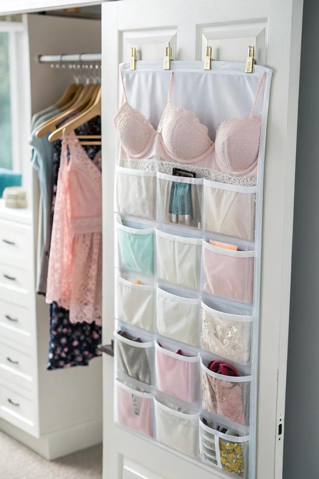 Vista doorways maximize storage space efficiently.