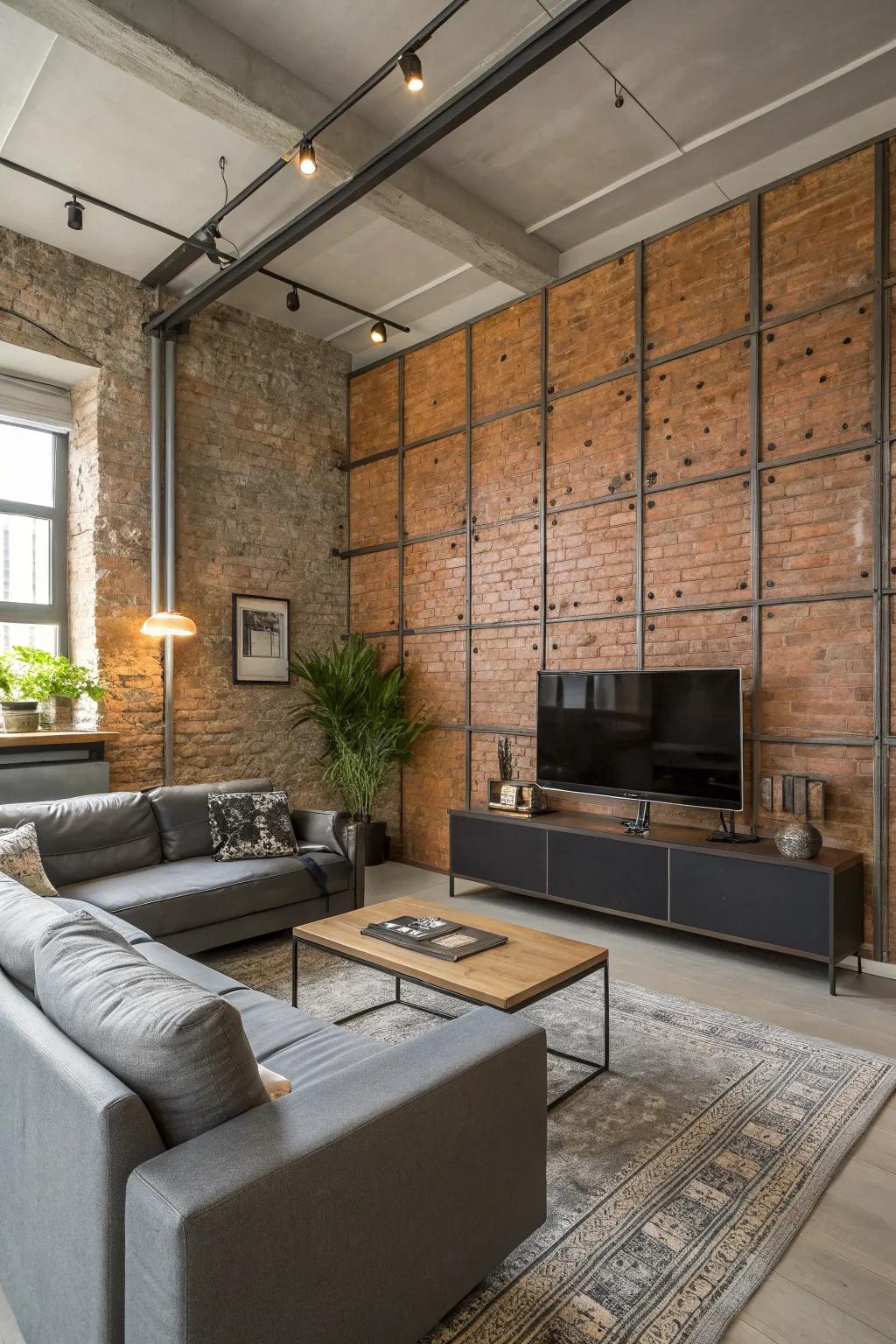 Warehouse panels bring an urban edge to your decor.