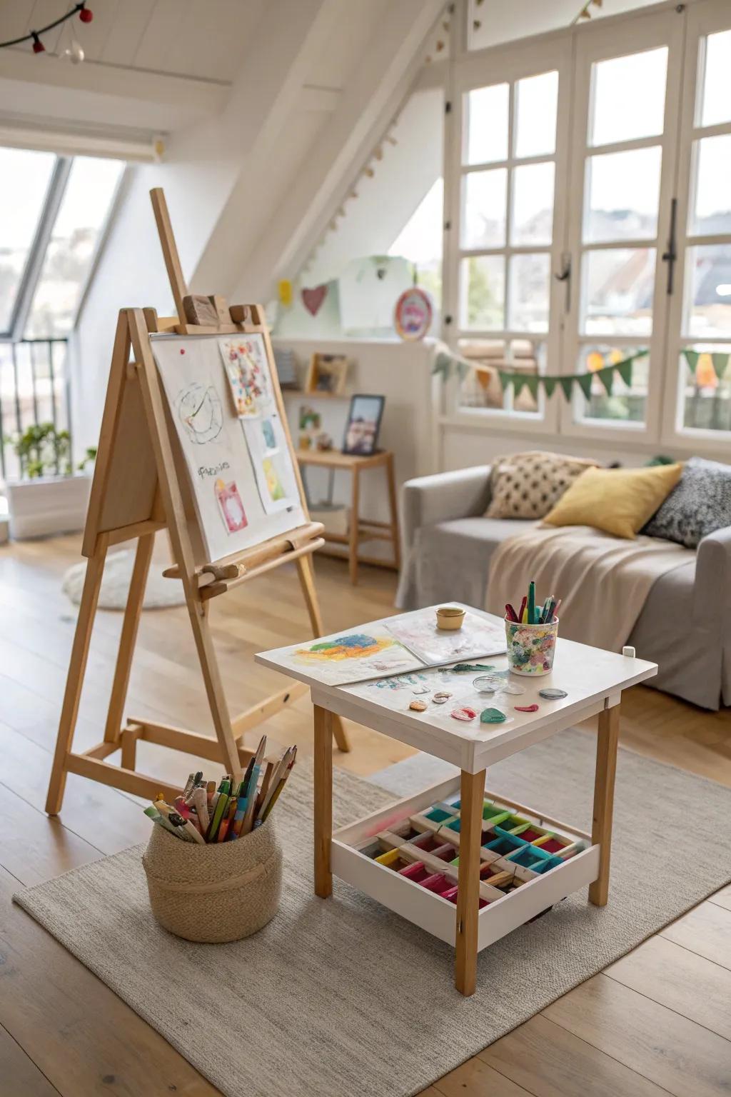 A miniature art atelier to galvanize nascent artisans.