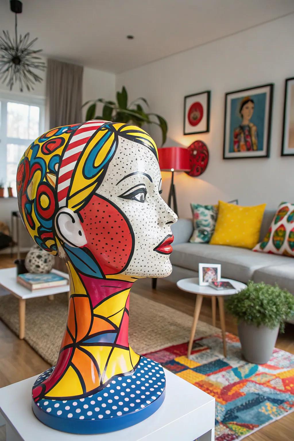 Graphic design brings a playful and energetic vibe to decor.