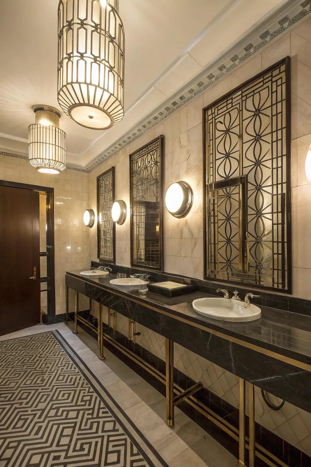 Art movement influences adding a modern vintage touch.