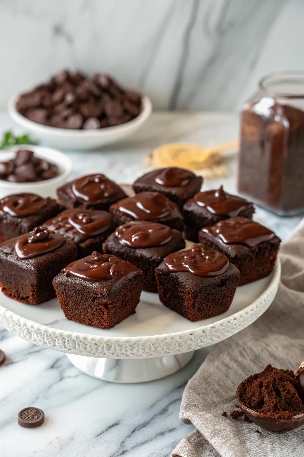 Chocolate pieces deliver a rich and decadent chocolate experience.