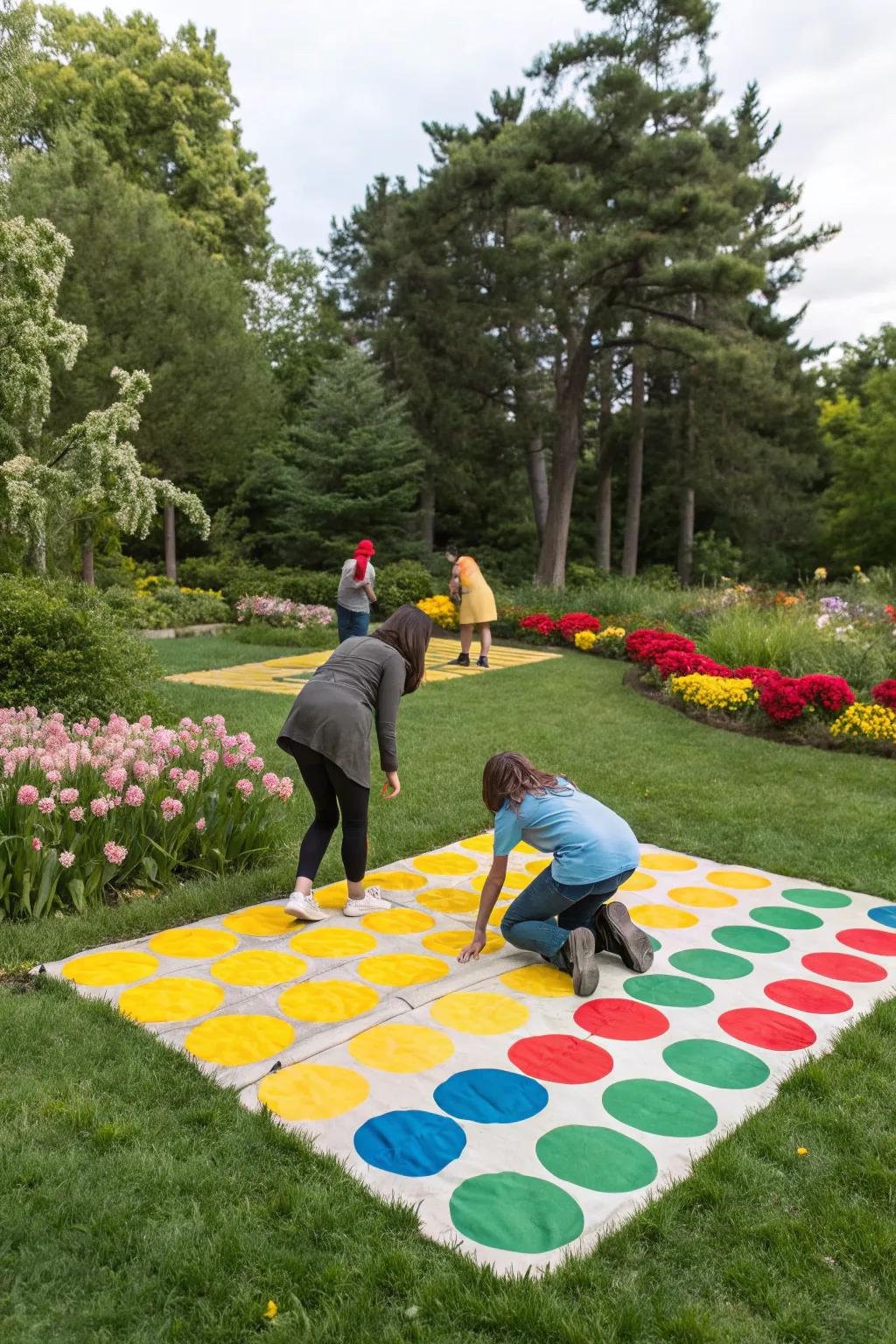 An Exterior Spirals activity instilling grins in celebration attendees